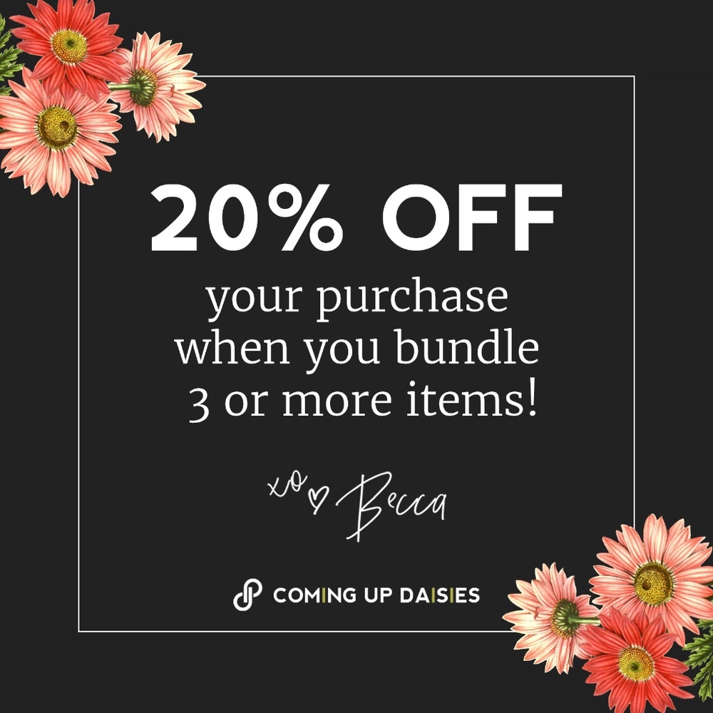 20% Off 3 Item Bundles